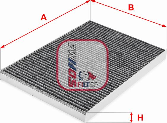 Sofima S 4295 CA - Фильтр воздуха в салоне unicars.by