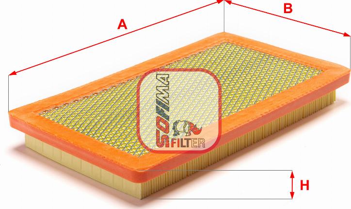 Sofima S 5810 A - Воздушный фильтр, двигатель unicars.by