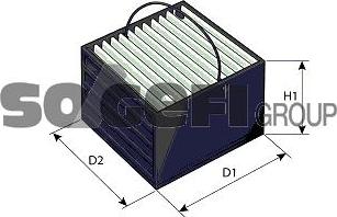 SogefiPro FA6132ECO - Топливный фильтр unicars.by