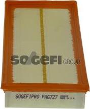 SogefiPro PA6727 - Воздушный фильтр, двигатель unicars.by