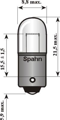 Spahn Glühlampen 4504HD - Лампа накаливания, основная фара unicars.by