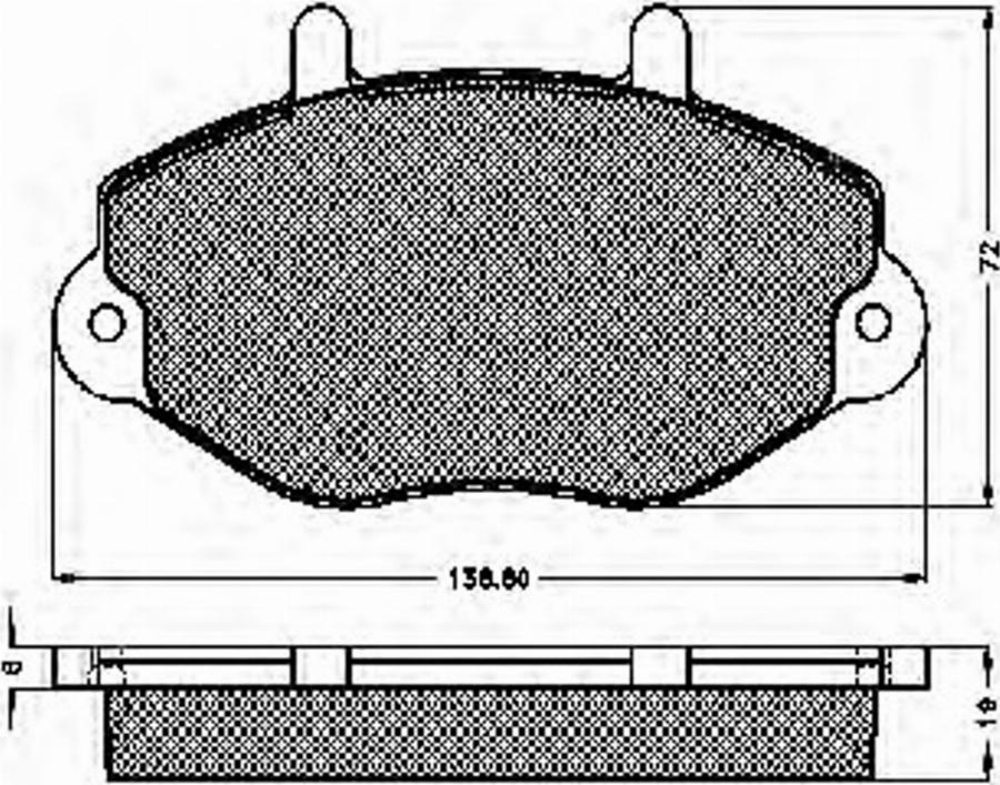 Spidan 30959 - Тормозные колодки, дисковые, комплект unicars.by