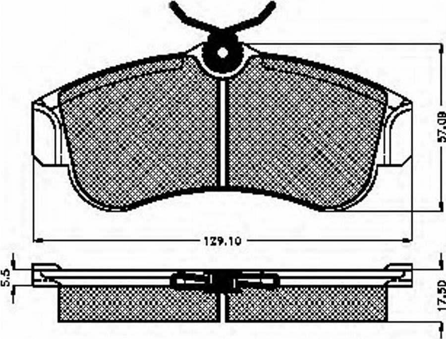 Spidan 30953 - Тормозные колодки, дисковые, комплект unicars.by