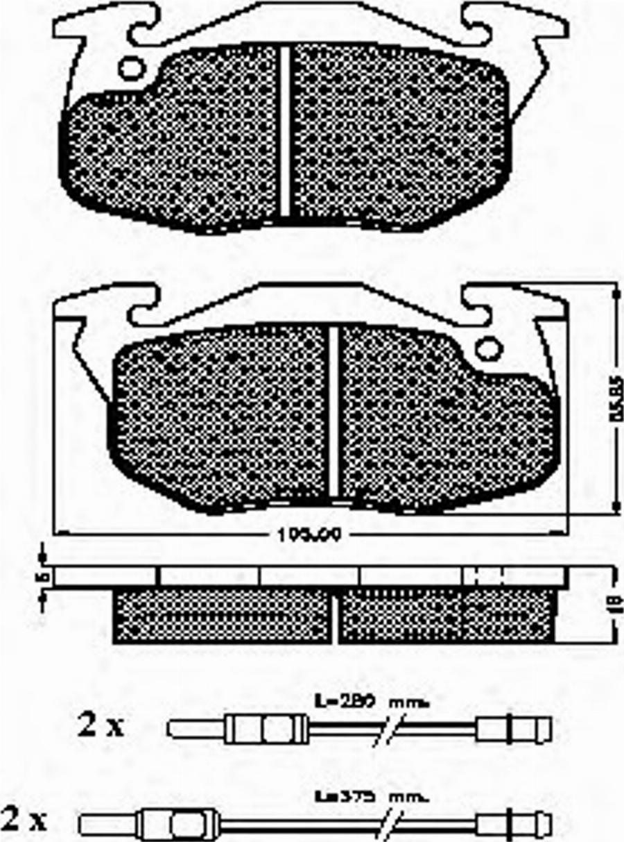 Spidan 30974 - Тормозные колодки, дисковые, комплект unicars.by