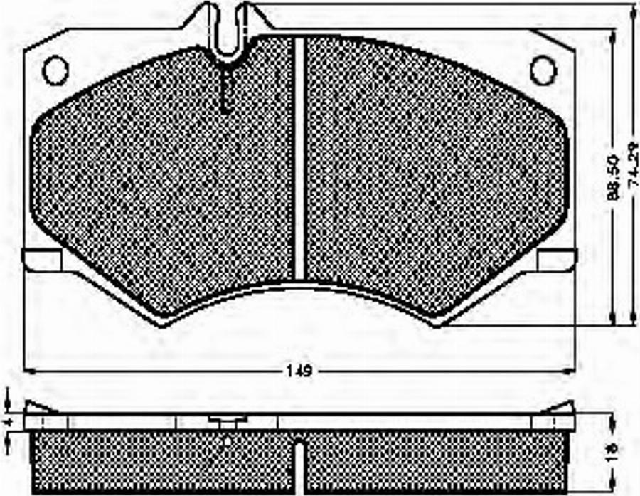 Spidan 30153 - Тормозные колодки, дисковые, комплект unicars.by