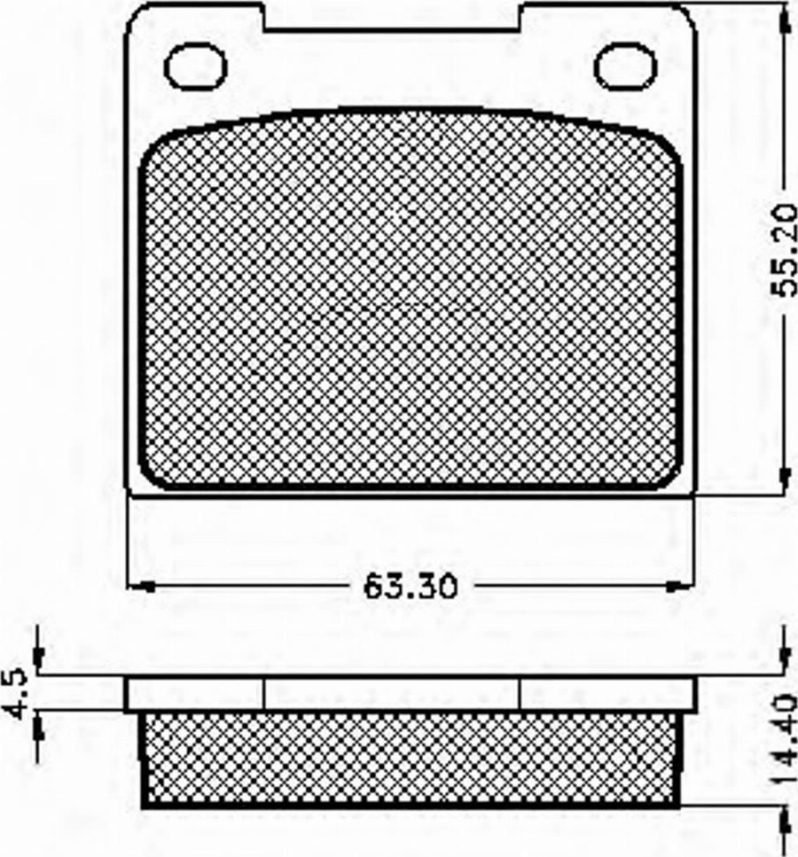 Spidan 30221 - Тормозные колодки, дисковые, комплект unicars.by