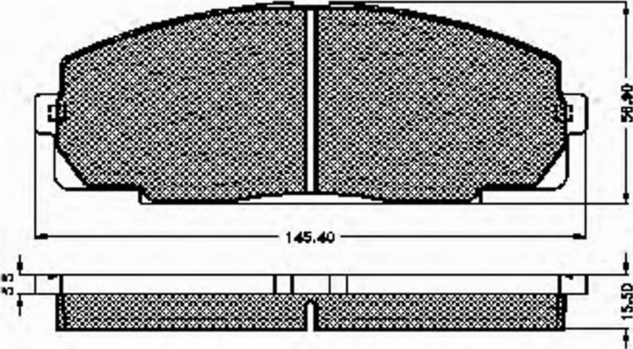 Spidan 31903 - Тормозные колодки, дисковые, комплект unicars.by