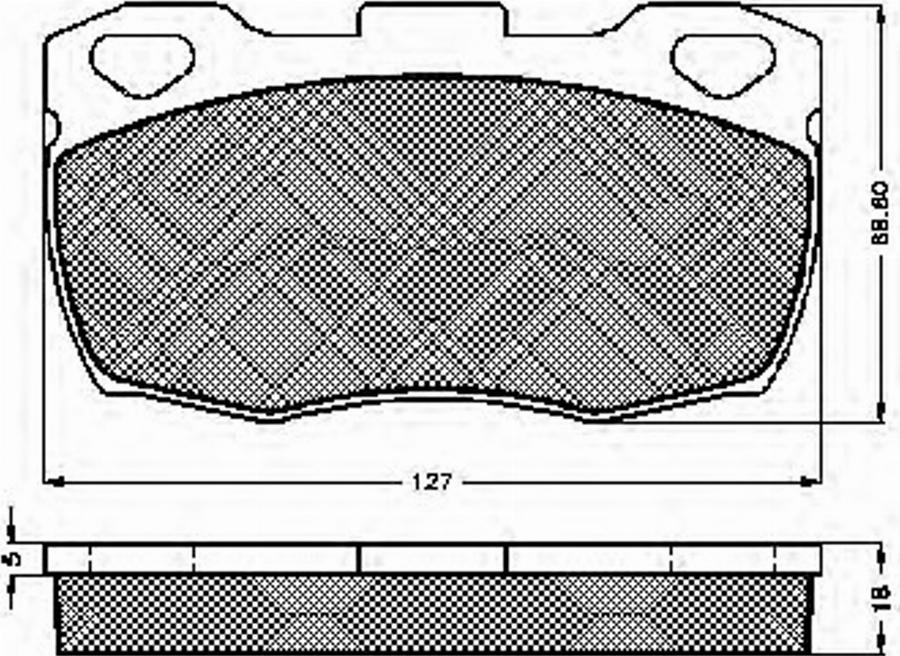 Spidan 31452 - Тормозные колодки, дисковые, комплект unicars.by