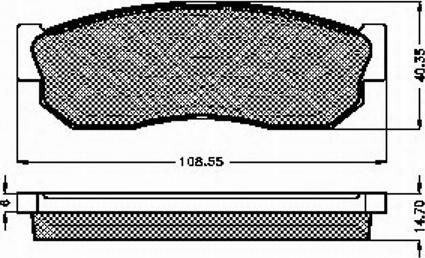 Spidan 31423 - Тормозные колодки, дисковые, комплект unicars.by