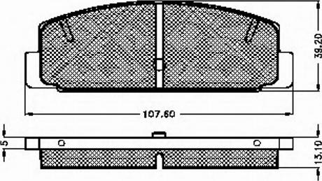 Spidan 31092 - Тормозные колодки, дисковые, комплект unicars.by