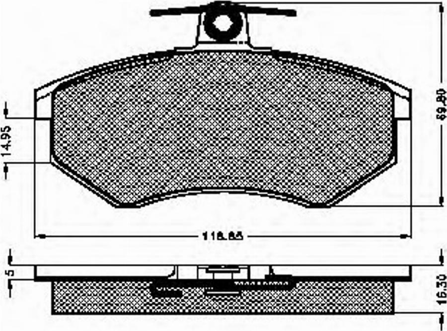 Spidan 31029 - Тормозные колодки, дисковые, комплект unicars.by