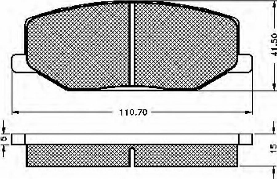 Spidan 31020 - Тормозные колодки, дисковые, комплект unicars.by