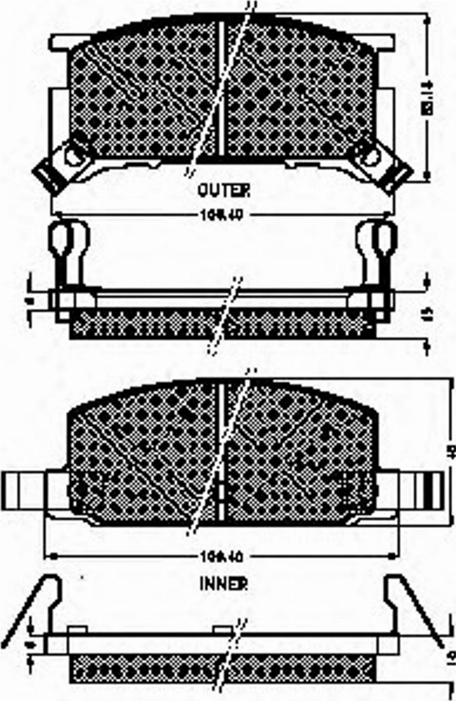 Spidan 31180 - Тормозные колодки, дисковые, комплект unicars.by