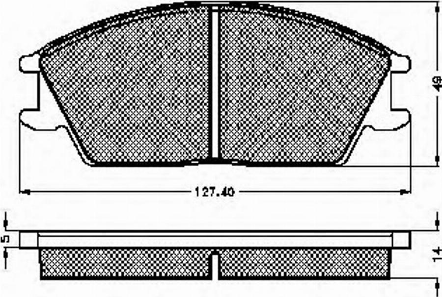 Spidan 31126 - Тормозные колодки, дисковые, комплект unicars.by