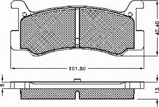 Spidan 31291 - Тормозные колодки, дисковые, комплект unicars.by