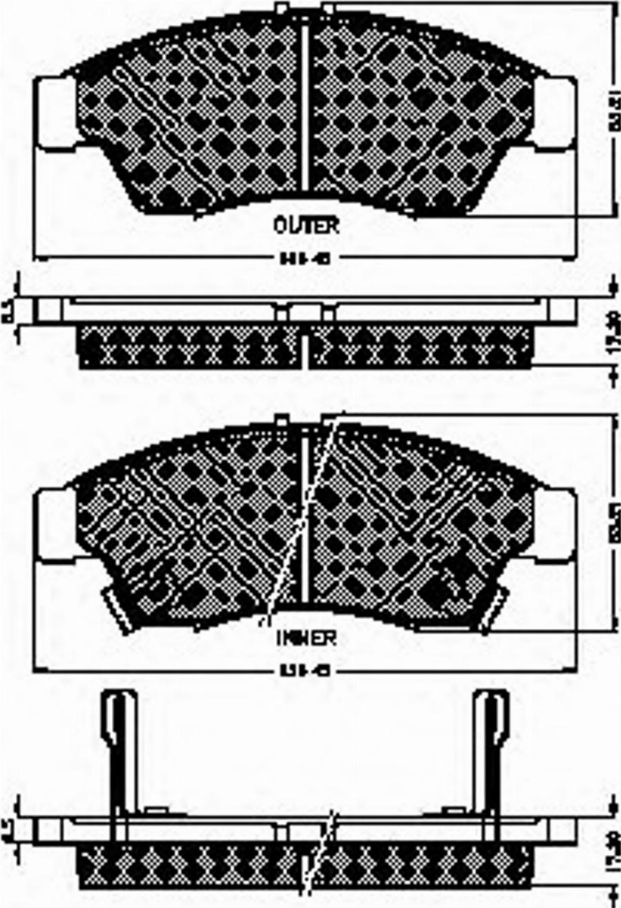 Spidan 32426 - Тормозные колодки, дисковые, комплект unicars.by