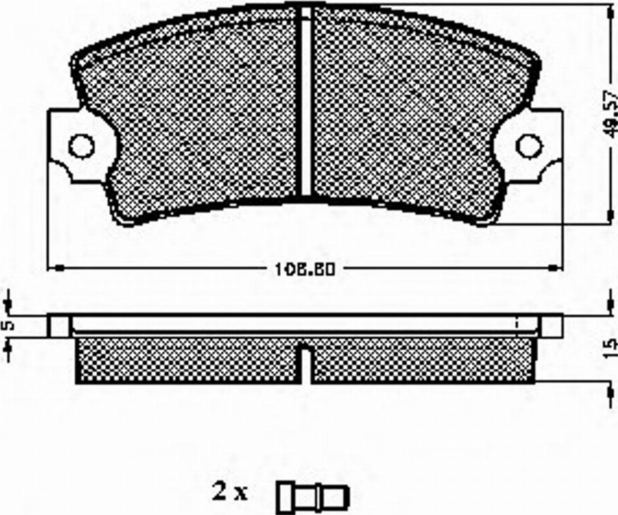 Spidan 32563 - Тормозные колодки, дисковые, комплект unicars.by