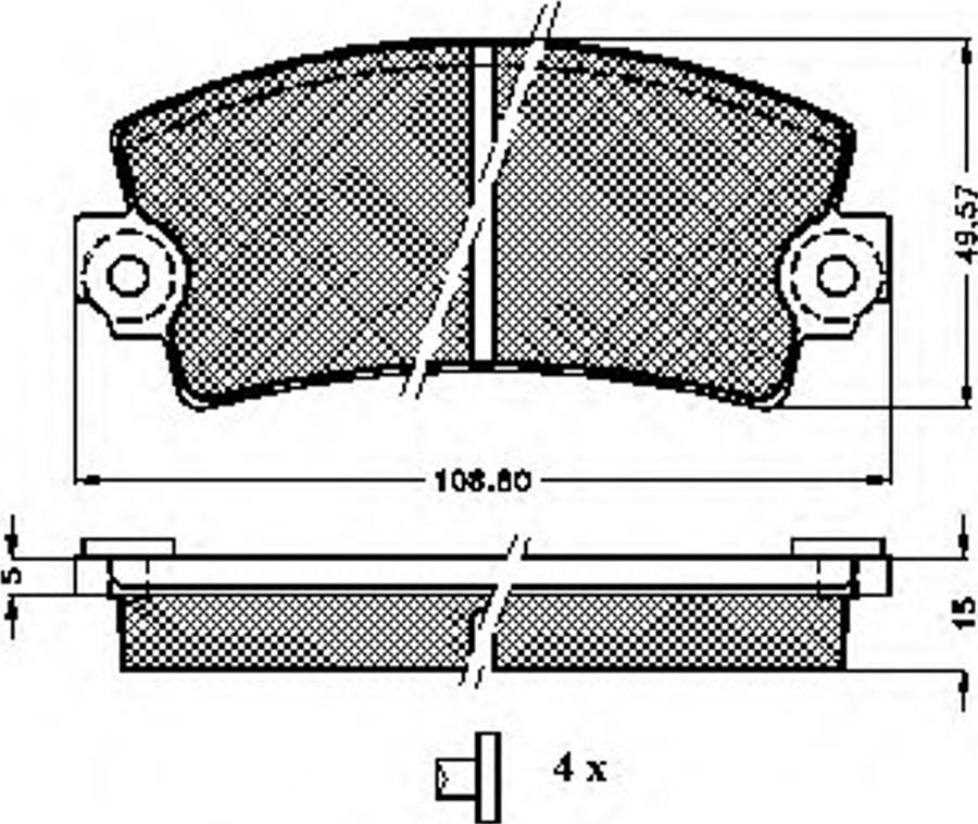 Spidan 32580 - Тормозные колодки, дисковые, комплект unicars.by