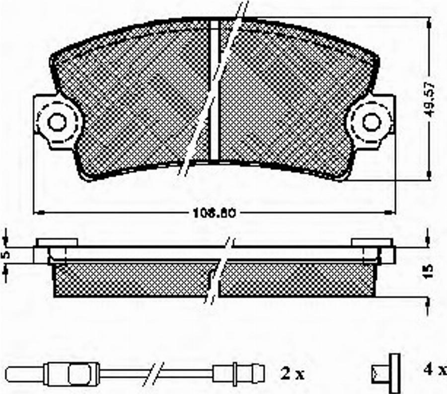 Spidan 32581 - Тормозные колодки, дисковые, комплект unicars.by