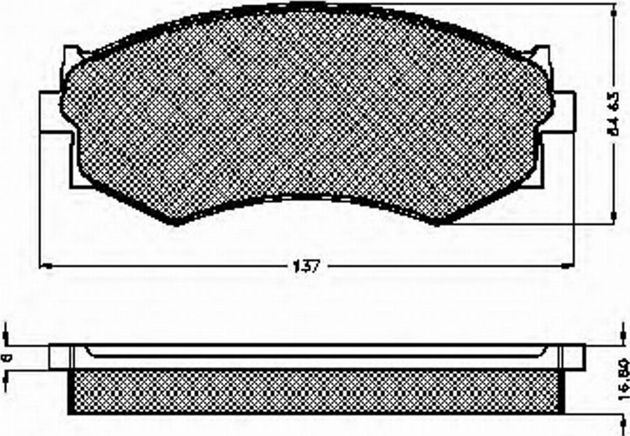 Spidan 32695 - Тормозные колодки, дисковые, комплект unicars.by