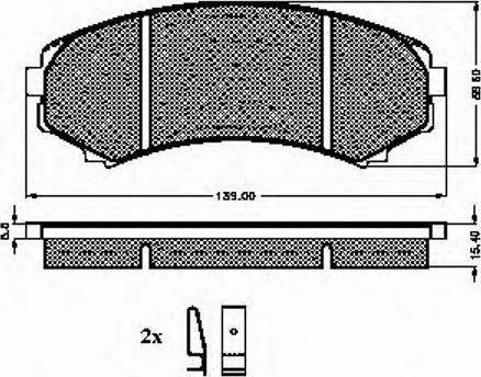 Spidan 32660 - Тормозные колодки, дисковые, комплект unicars.by