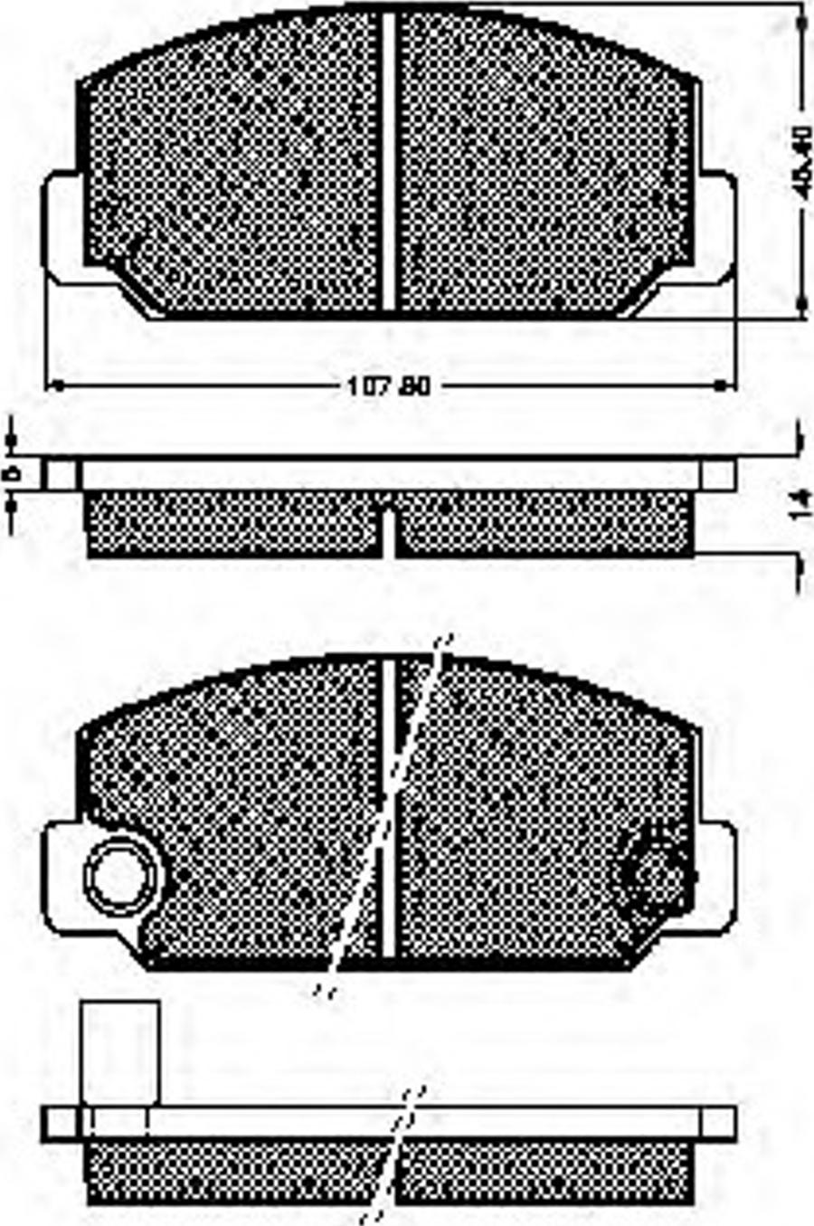 Spidan 32601 - Тормозные колодки, дисковые, комплект unicars.by