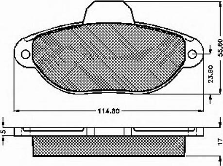 Spidan 32676 - Тормозные колодки, дисковые, комплект unicars.by