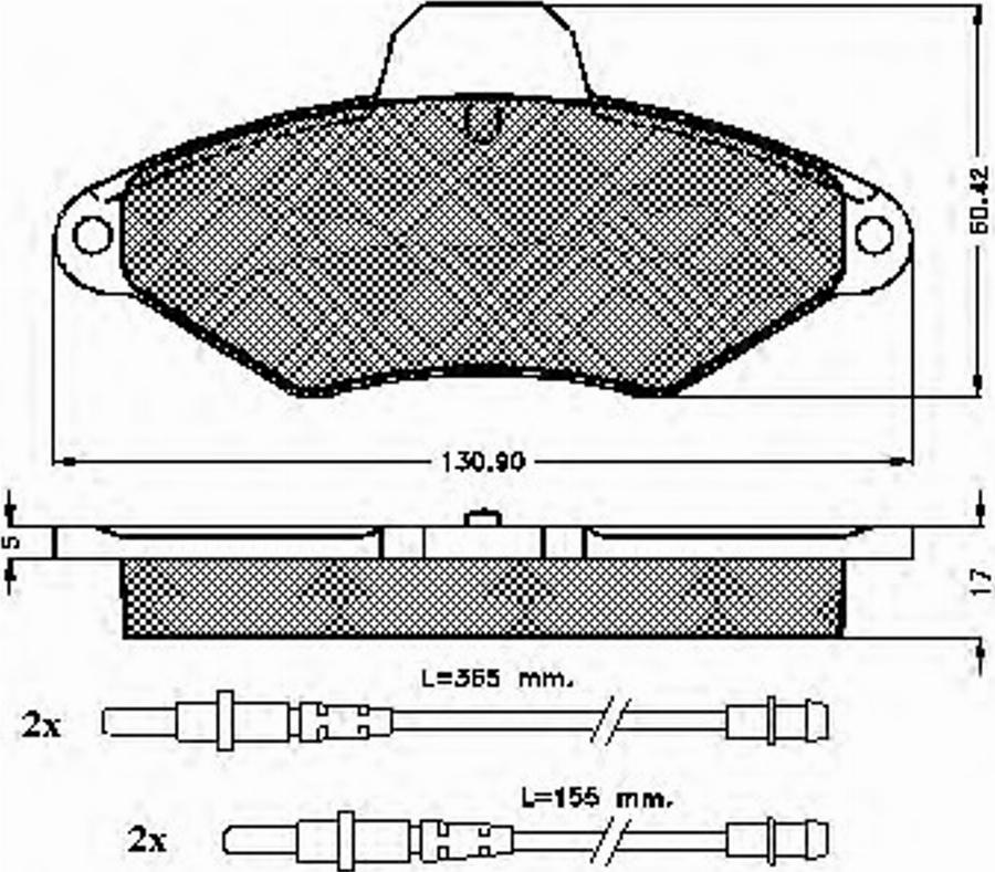 Spidan 32000 - Тормозные колодки, дисковые, комплект unicars.by