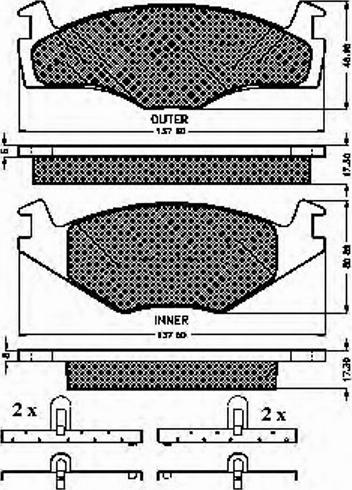 Spidan 32022 - Тормозные колодки, дисковые, комплект unicars.by