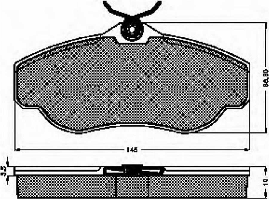 Spidan 32152 - Тормозные колодки, дисковые, комплект unicars.by