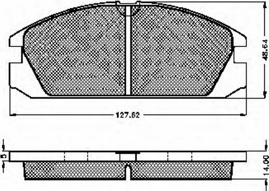 Spidan 32130 - Тормозные колодки, дисковые, комплект unicars.by