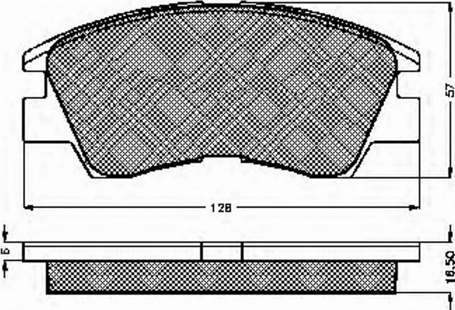 Spidan 32124 - Тормозные колодки, дисковые, комплект unicars.by