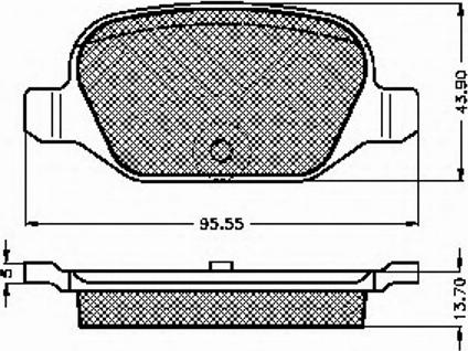 Spidan 32891 - Тормозные колодки, дисковые, комплект unicars.by