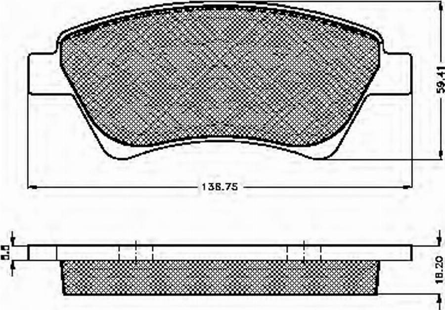 Spidan 32855 - Тормозные колодки, дисковые, комплект unicars.by