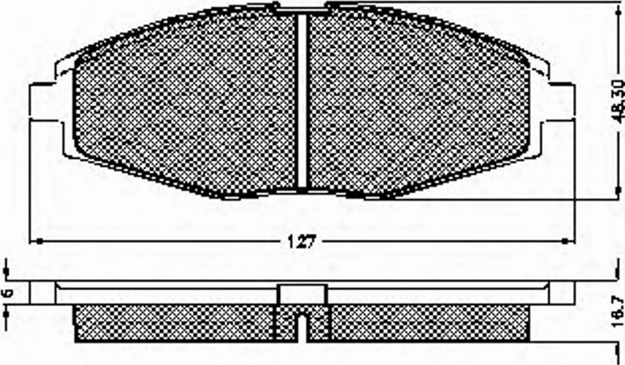 Spidan 32344 - Тормозные колодки, дисковые, комплект unicars.by