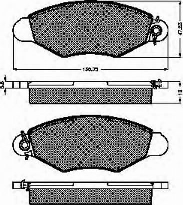 Spidan 32291 - Тормозные колодки, дисковые, комплект unicars.by