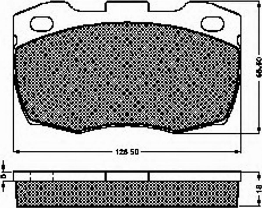 Spidan 32261 - Тормозные колодки, дисковые, комплект unicars.by