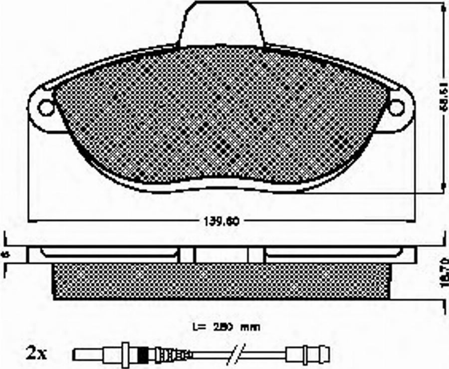 Spidan 32226 - Тормозные колодки, дисковые, комплект unicars.by