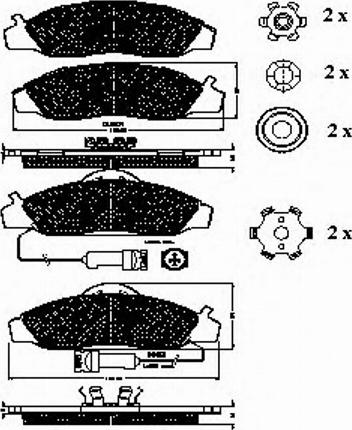 Spidan 32277 - Тормозные колодки, дисковые, комплект unicars.by