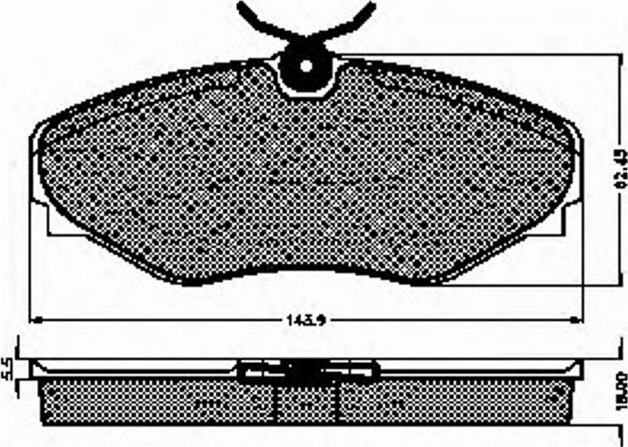 Spidan 32745 - Тормозные колодки, дисковые, комплект unicars.by