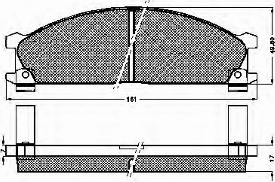 Spidan 32700 - Тормозные колодки, дисковые, комплект unicars.by