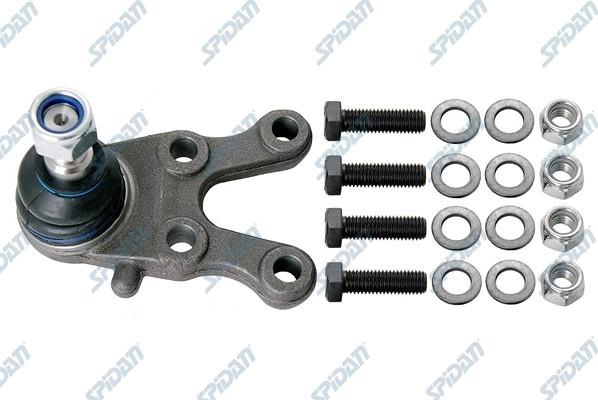 SPIDAN CHASSIS PARTS 44628 - Шаровая опора, несущий / направляющий шарнир unicars.by