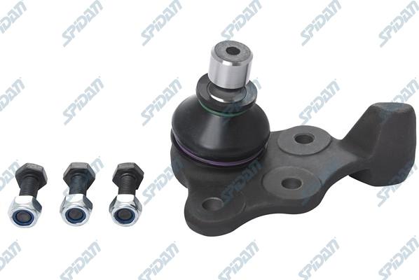 SPIDAN CHASSIS PARTS 45091 - Шаровая опора, несущий / направляющий шарнир unicars.by