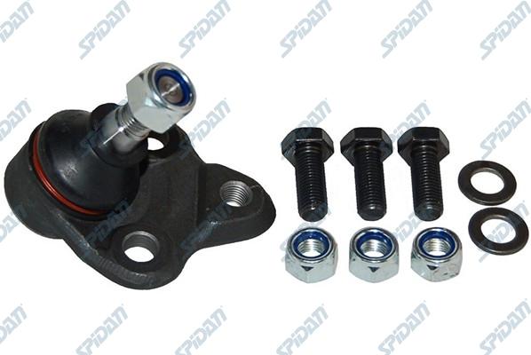 SPIDAN CHASSIS PARTS 45374 - Шаровая опора, несущий / направляющий шарнир unicars.by