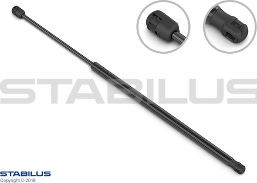 STABILUS 0793PL - Газовая пружина, упор unicars.by