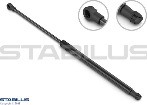 STABILUS 016723 - Газовая пружина, упор unicars.by