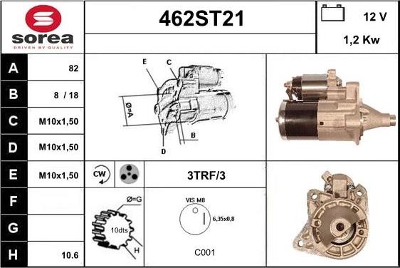 STARTCAR 462ST21 - Стартер unicars.by