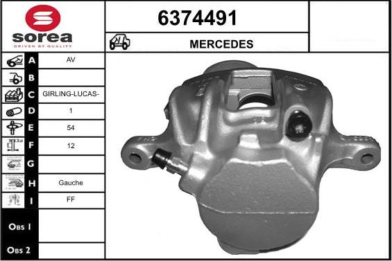 STARTCAR 6374491 - Тормозной суппорт unicars.by