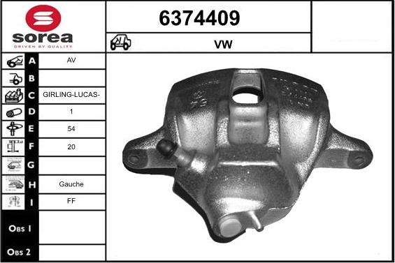 STARTCAR 6374409 - Тормозной суппорт unicars.by