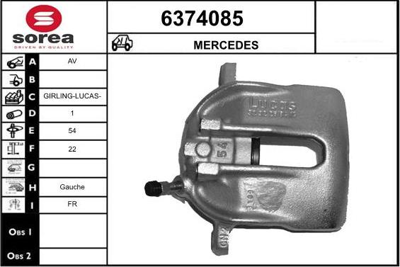 STARTCAR 6374085 - Тормозной суппорт unicars.by